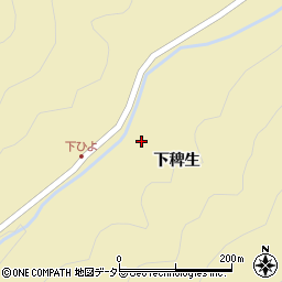 京都府南丹市日吉町生畑ヨソカイチ周辺の地図