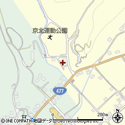 京都市　京北運動公園周辺の地図