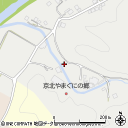 京都府京都市右京区京北大野町21周辺の地図