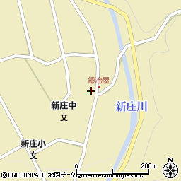 岡山県真庭郡新庄村2154周辺の地図
