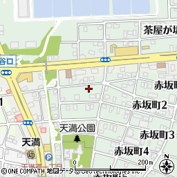 愛知県名古屋市千種区赤坂町1丁目91周辺の地図
