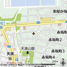 愛知県名古屋市千種区赤坂町1丁目90周辺の地図