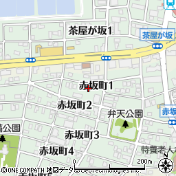 愛知県名古屋市千種区赤坂町1丁目68周辺の地図