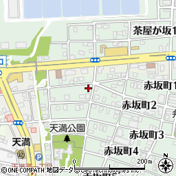 愛知県名古屋市千種区赤坂町1丁目88周辺の地図
