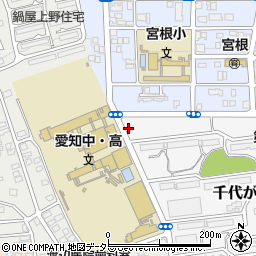 名鉄協商千代が丘駐車場周辺の地図