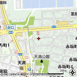 赤坂町1丁目95駐車場周辺の地図