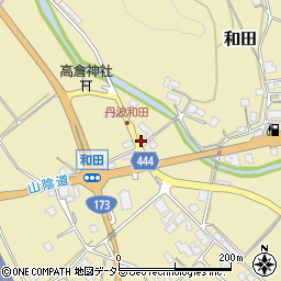 京都府船井郡京丹波町和田前田周辺の地図