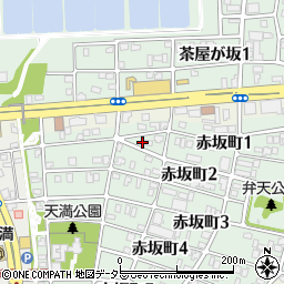 愛知県名古屋市千種区赤坂町1丁目83-2周辺の地図