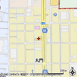 西日本三菱津島店周辺の地図
