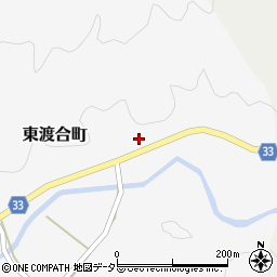 愛知県豊田市東渡合町日向東周辺の地図