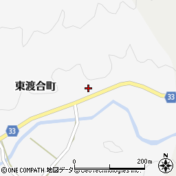 愛知県豊田市東渡合町（日向東）周辺の地図