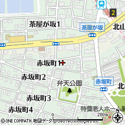 愛知県名古屋市千種区赤坂町1丁目49-2周辺の地図
