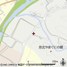 京都府京都市右京区京北大野町43周辺の地図