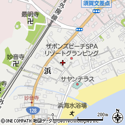千葉県夷隅郡御宿町浜444周辺の地図