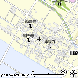 滋賀県東近江市山路町466周辺の地図