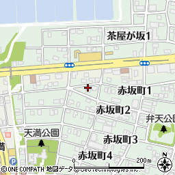 愛知県名古屋市千種区赤坂町1丁目83周辺の地図
