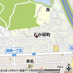 愛知県名古屋市名東区石が根町38周辺の地図
