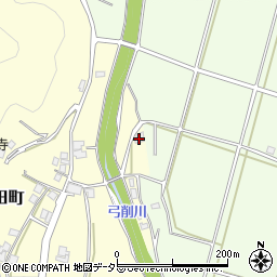 京都府京都市右京区京北塩田町（迎田）周辺の地図