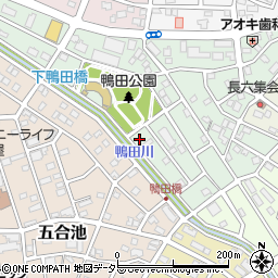 愛知県長久手市鴨田923周辺の地図