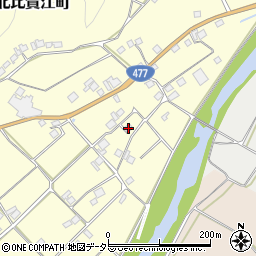 京都府京都市右京区京北比賀江町水落周辺の地図