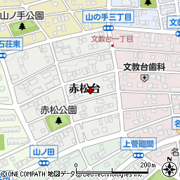 ヒュース赤松台周辺の地図