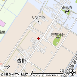 近江電機自動車整備工場周辺の地図