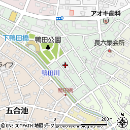 愛知県長久手市鴨田602周辺の地図