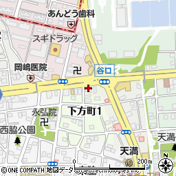 愛知県名古屋市千種区茶屋坂通1丁目周辺の地図