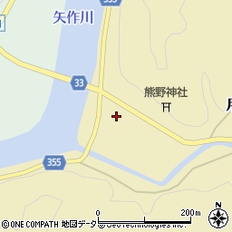 愛知県豊田市月原町川畑周辺の地図