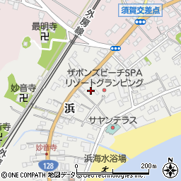 千葉県夷隅郡御宿町浜446-2周辺の地図
