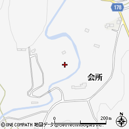 千葉県夷隅郡大多喜町会所周辺の地図