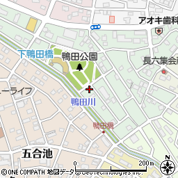 愛知県長久手市鴨田901周辺の地図