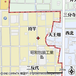 愛知県津島市神守町持竿20周辺の地図