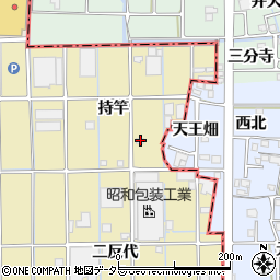 愛知県津島市神守町持竿20-2周辺の地図