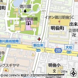 愛知県名古屋市東区徳川町912周辺の地図