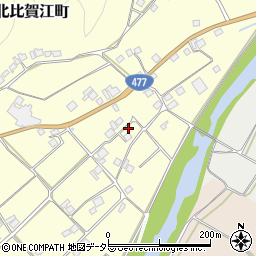 京都府京都市右京区京北比賀江町水落30周辺の地図