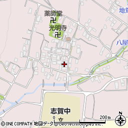 滋賀県大津市八屋戸1450周辺の地図