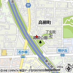 愛知県名古屋市名東区高柳町318周辺の地図