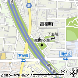愛知県名古屋市名東区高柳町316周辺の地図