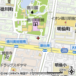 愛知県名古屋市東区徳川町909周辺の地図