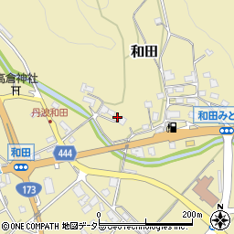 京都府船井郡京丹波町和田垣内21周辺の地図