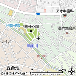 愛知県長久手市鴨田610周辺の地図