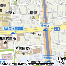 名古屋白壁郵便局周辺の地図