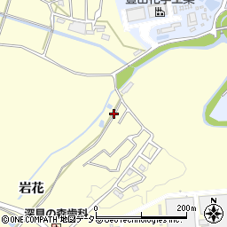 愛知県豊田市深見町岩花周辺の地図