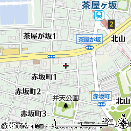 愛知県名古屋市千種区赤坂町1丁目23-5周辺の地図