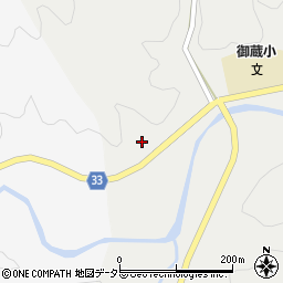 愛知県豊田市御蔵町中屋下周辺の地図