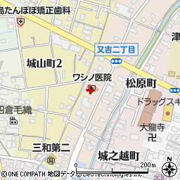 ワシノ医院周辺の地図