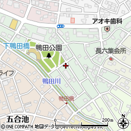 愛知県長久手市鴨田601周辺の地図