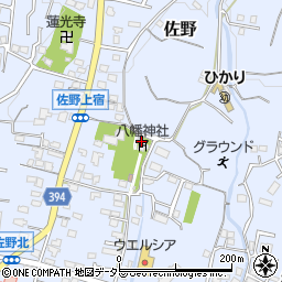 佐野集会所周辺の地図