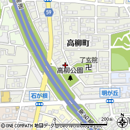 愛知県名古屋市名東区高柳町315周辺の地図